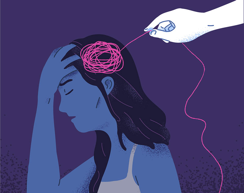 γυναίκα βιώνει την κατάθλιψη πέρα από το πρίσμα της ψυχοπαθολογίας