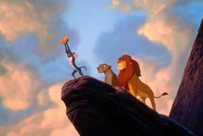 σκηνή από την ταινία κινουμένων σχεδίων ''Ο βασιλιάς των λιονταριών''