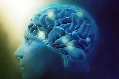 ανθρώπινος εγκέφαλος του οποίου ενεργοποιείται το αισθητηριακό δίκτυο