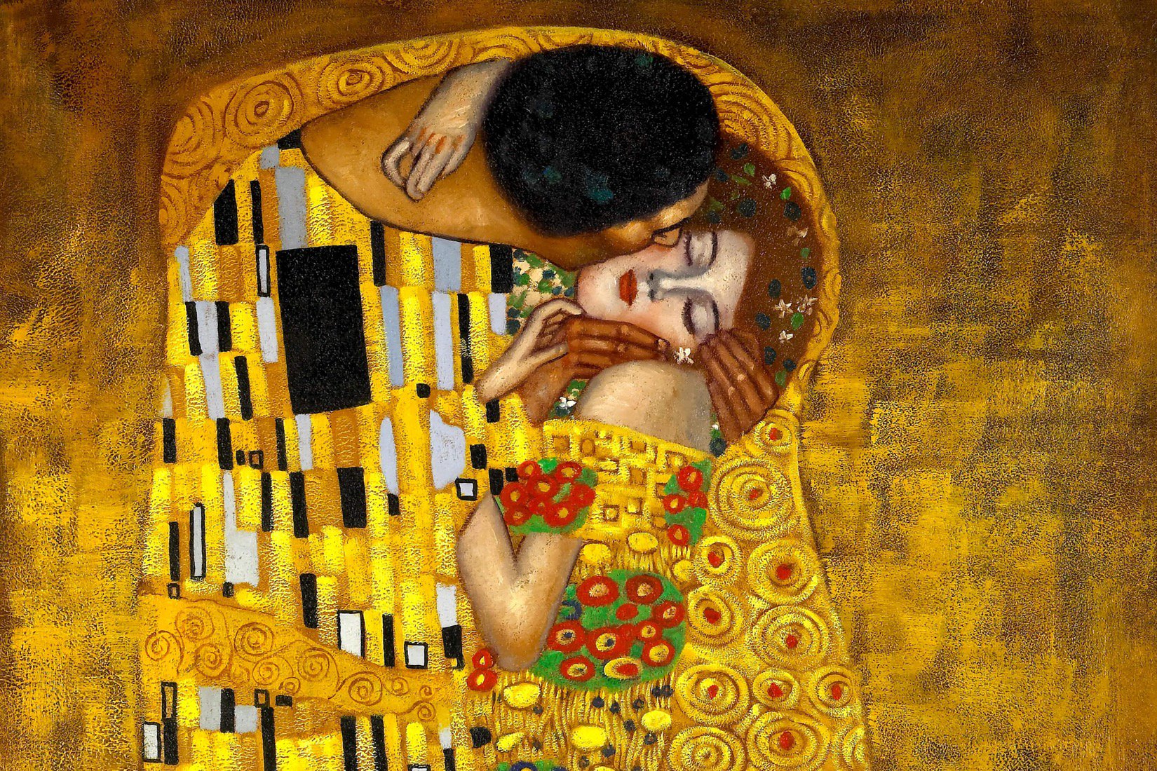 Το φιλί του ζωγράφου Γκούσταβ Κλιμτ δείχνει ένα ζευγάρι που ξέρει την τέχνη της αγάπης