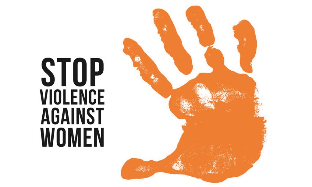 λογότυπο stop violence against women