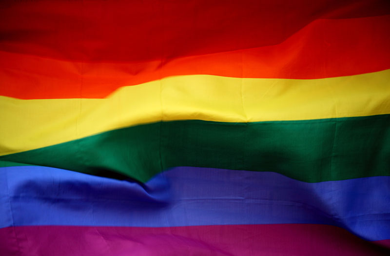 η πολύχρωμη σημαία των LGBT