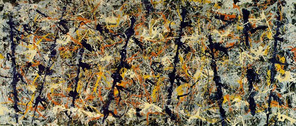 sad paintings pollock